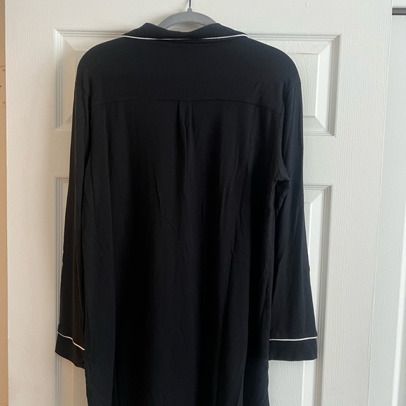 Auden Black Cloud Knit Nightgown Medium - Picture 2 of 6